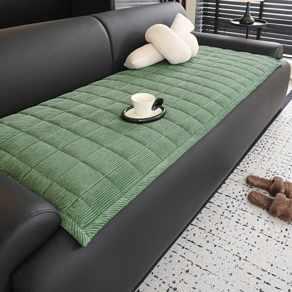 Bankhoes Gewatteerd Microvezel Antislip Modern