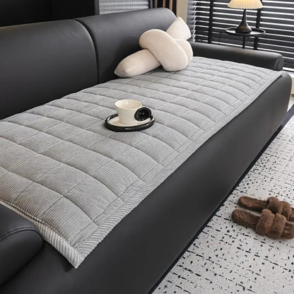 Bankhoes Gewatteerd Microvezel Antislip Modern