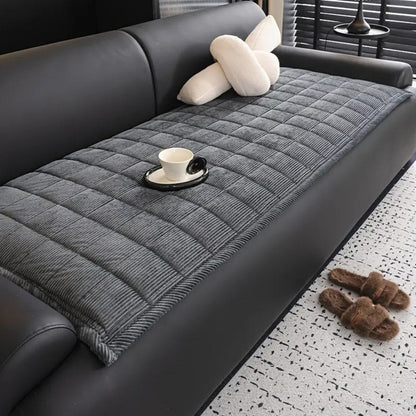 Bankhoes Gewatteerd Microvezel Antislip Modern