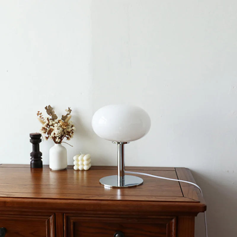 Bauhaus Lollipop Tafellamp met Glazen Afwerking