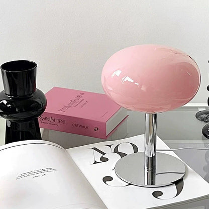 Bauhaus Lollipop Tafellamp met Glazen Afwerking