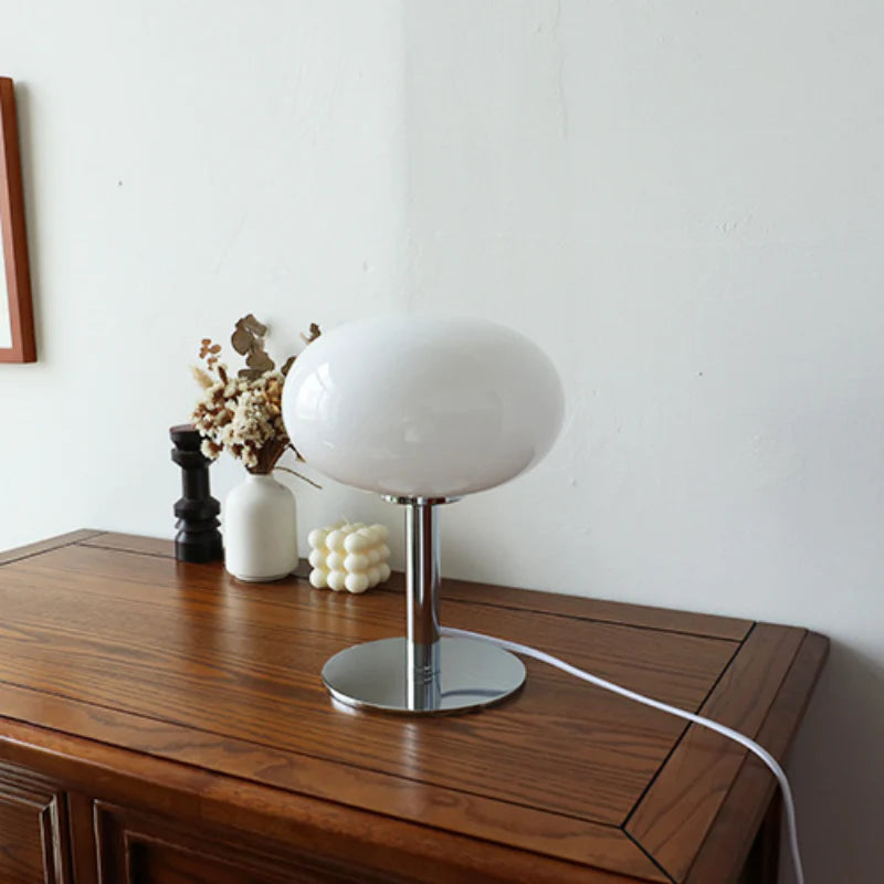 Bauhaus Lollipop Tafellamp met Glazen Afwerking