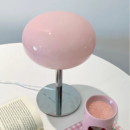 Bauhaus Lollipop Tafellamp met Glazen Afwerking