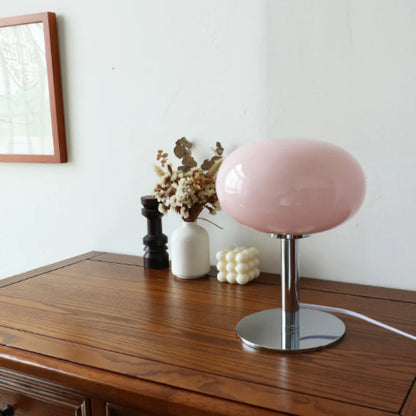 Bauhaus Lollipop Tafellamp met Glazen Afwerking