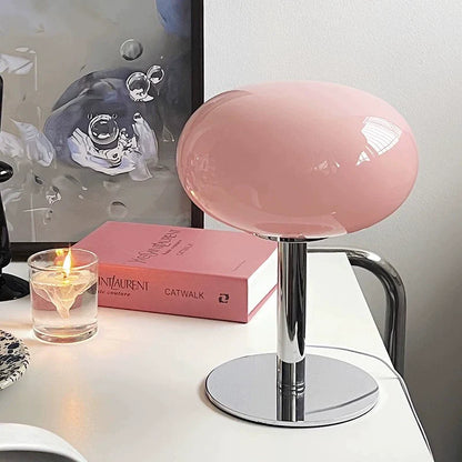 Bauhaus Lollipop Tafellamp met Glazen Afwerking