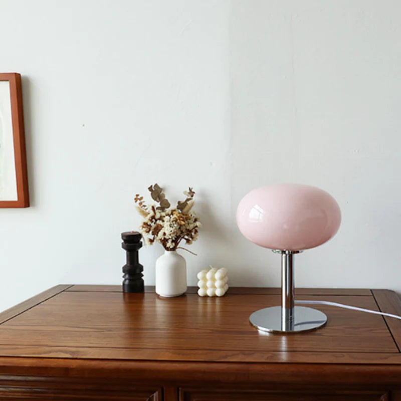 Bauhaus Lollipop Tafellamp met Glazen Afwerking