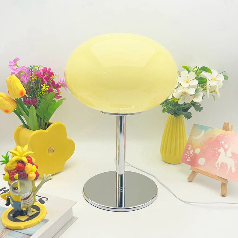 Bauhaus Lollipop Tafellamp met Glazen Afwerking