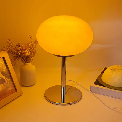Bauhaus Lollipop Tafellamp met Glazen Afwerking