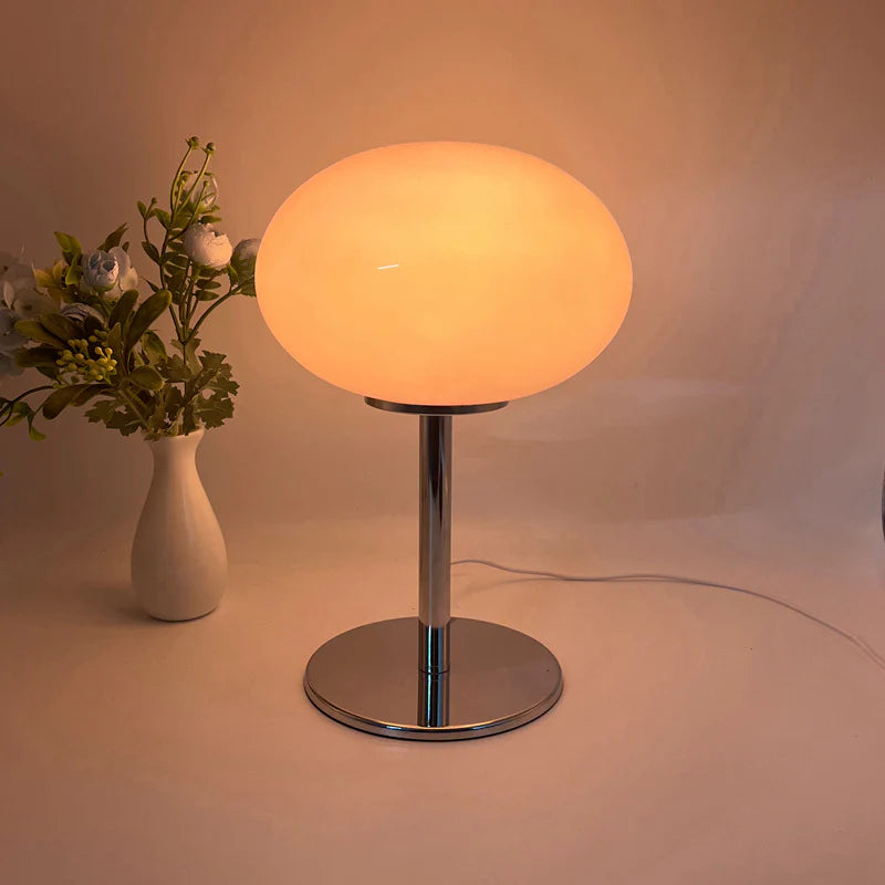 Bauhaus Lollipop Tafellamp met Glazen Afwerking