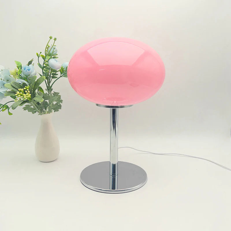 Bauhaus Lollipop Tafellamp met Glazen Afwerking