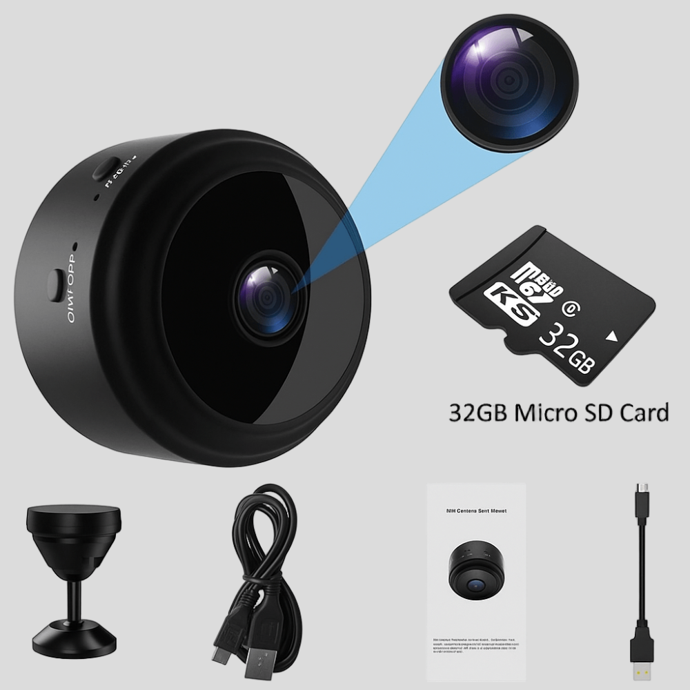 Beveiligingscamera Mini Wifi Nachtzicht Draadloze Bewaking
