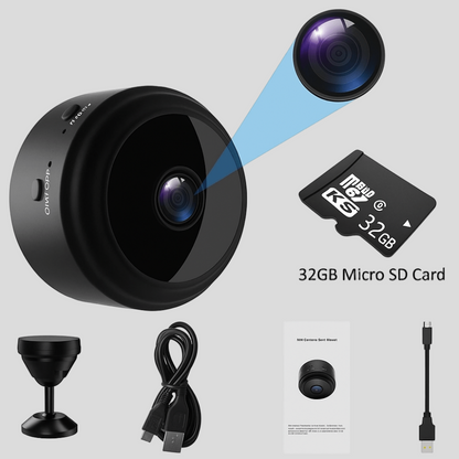 Beveiligingscamera Mini Wifi Nachtzicht Draadloze Bewaking