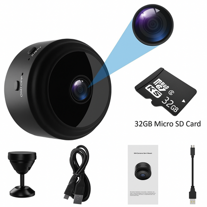 Beveiligingscamera Mini Draadloos Binnen Camera Nachtzicht