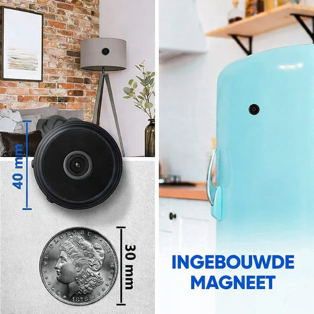 Beveiligingscamera Mini WiFi Camera Nachtzicht