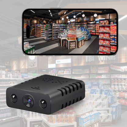 Beveiligingscamera Mini Draadloos Full HD Bewegingsdetectie
