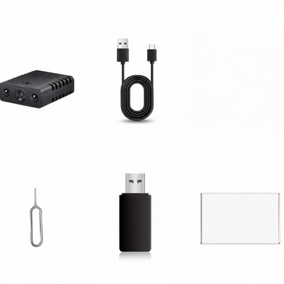 Beveiligingscamera Mini Draadloos Full HD Bewegingsdetectie