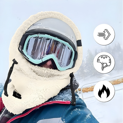 Bivakmuts Fleece Winddicht Rekbaar Gezichtsbedekking Winter