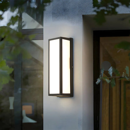 Zwarte Hardware Waterdichte LED Buitenwandlamp