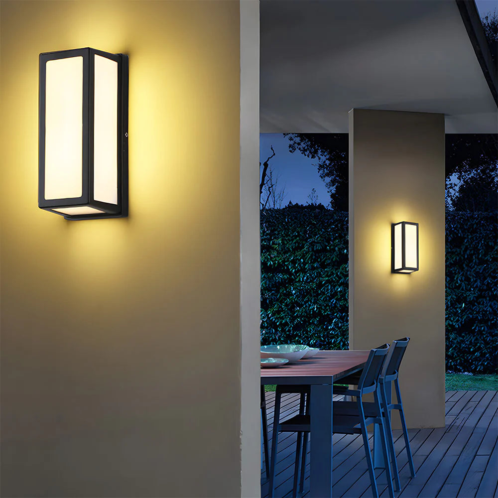 Zwarte Hardware Waterdichte LED Buitenwandlamp