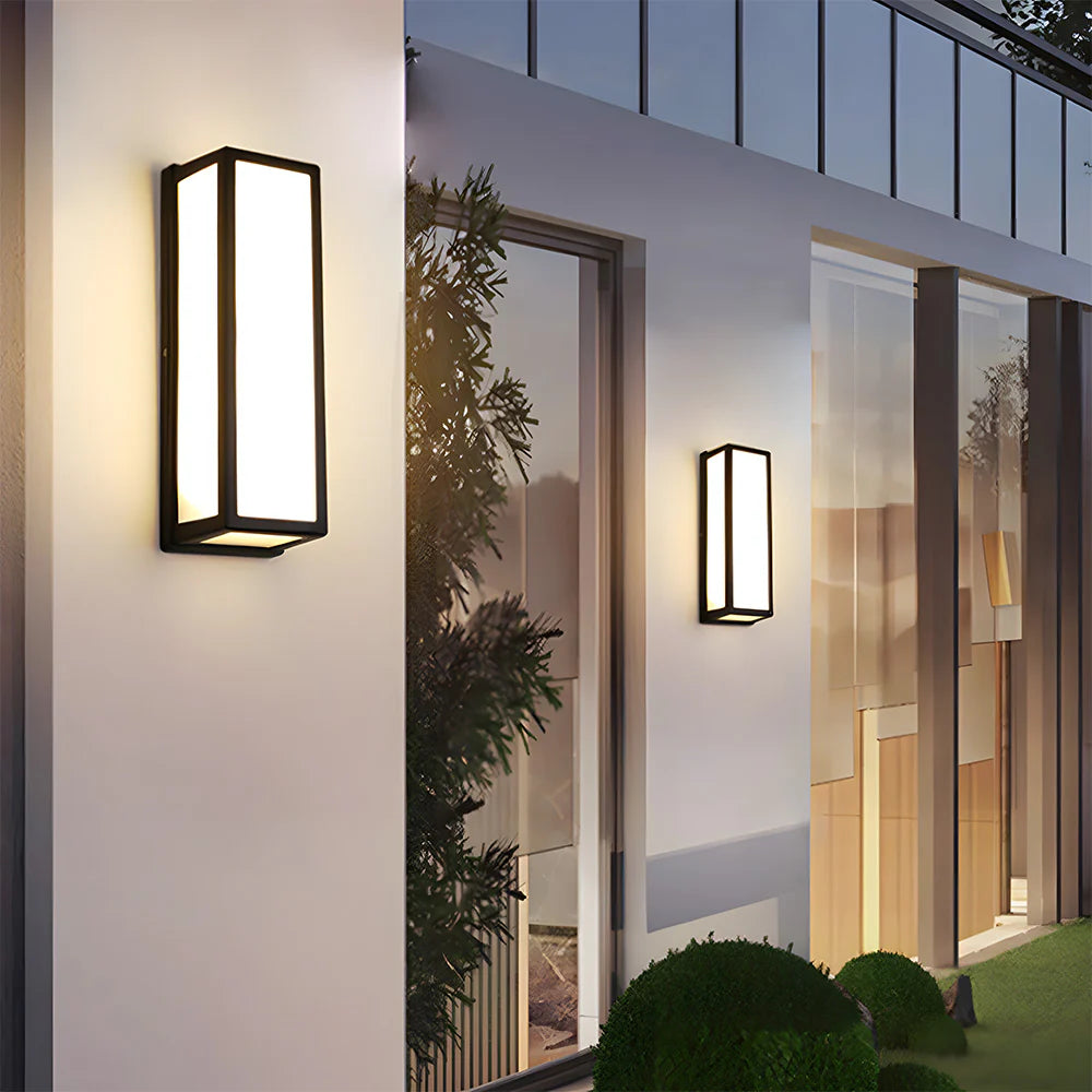 Zwarte Hardware Waterdichte LED Buitenwandlamp