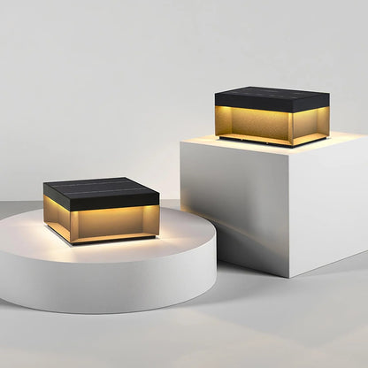 Zwarte Doos IP65 Solar & Bedrade LED Buitenlamp