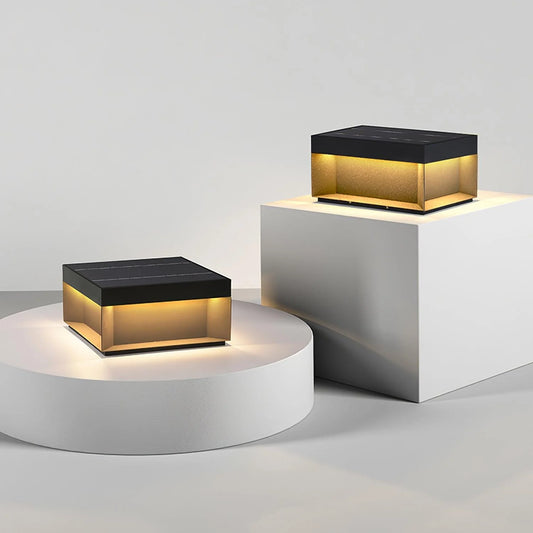 Zwarte Doos IP65 Solar & Bedrade LED Buitenlamp