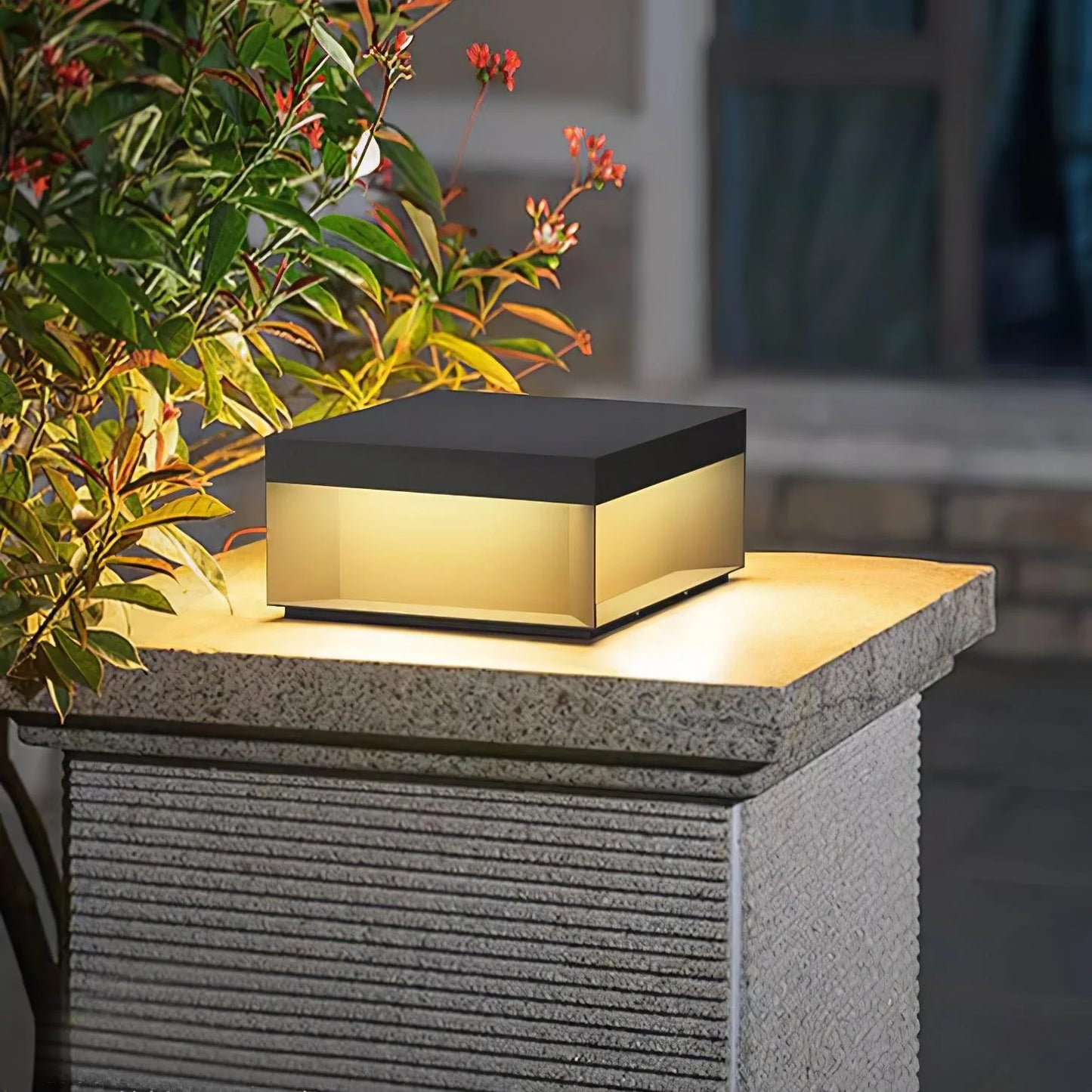 Zwarte Doos IP65 Solar & Bedrade LED Buitenlamp
