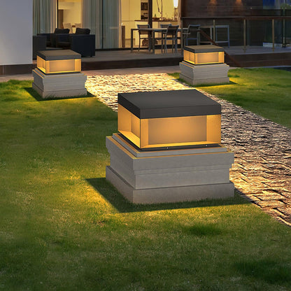 Zwarte Doos IP65 Solar & Bedrade LED Buitenlamp