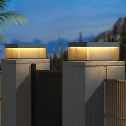 Zwarte Doos IP65 Solar & Bedrade LED Buitenlamp