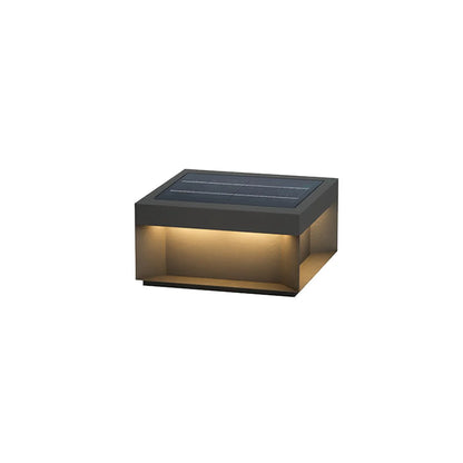 Zwarte Doos IP65 Solar & Bedrade LED Buitenlamp