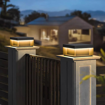 Zwarte Doos IP65 Solar & Bedrade LED Buitenlamp