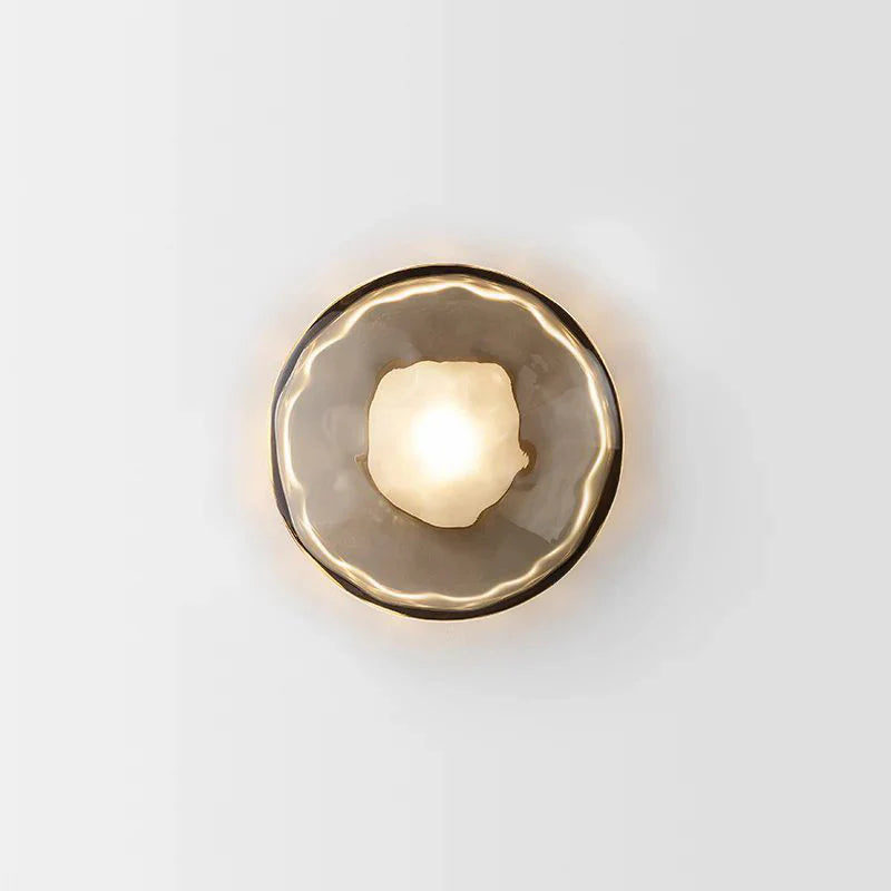 Nordic Ronde Ceto Glazen Wandlamp