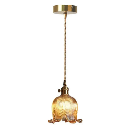 Bloom Glow Glazen Bloemvormige Hanglamp