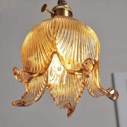 Bloom Glow Glazen Bloemvormige Hanglamp