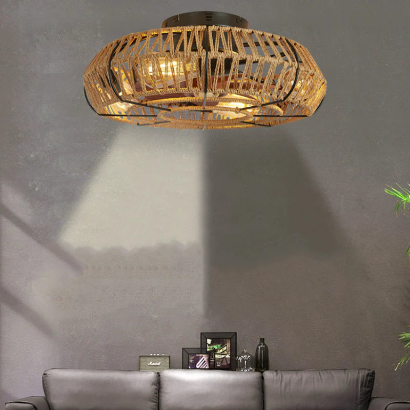 Bohemia Twine Plafond Ventilatorlamp