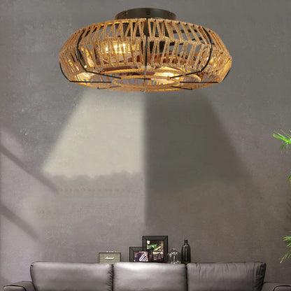 Bohemia Twine Plafond Ventilatorlamp