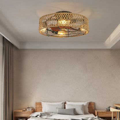 Bohemia Twine Plafond Ventilatorlamp