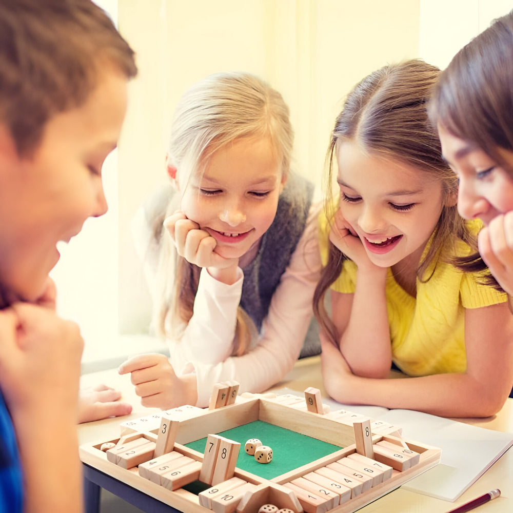 Bordspel Hout Educatief Rekenspel Familie