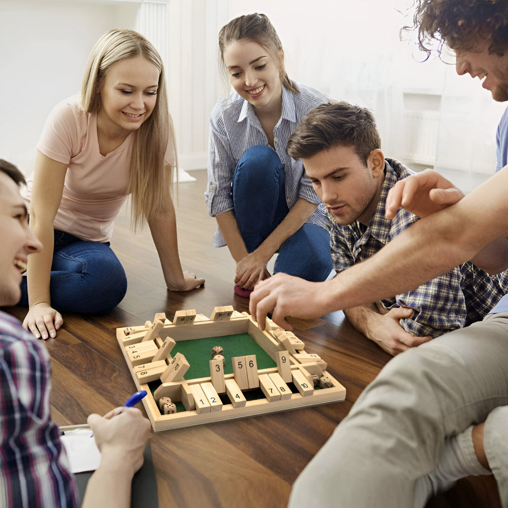 Bordspel Hout Educatief Rekenspel Familie