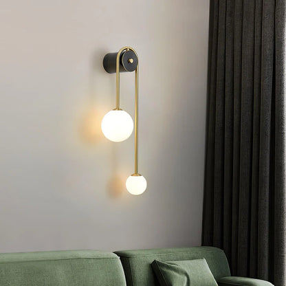 Brass Arc Wandlamp – Elegante Wandverlichting met Luxe Messing Afwerking