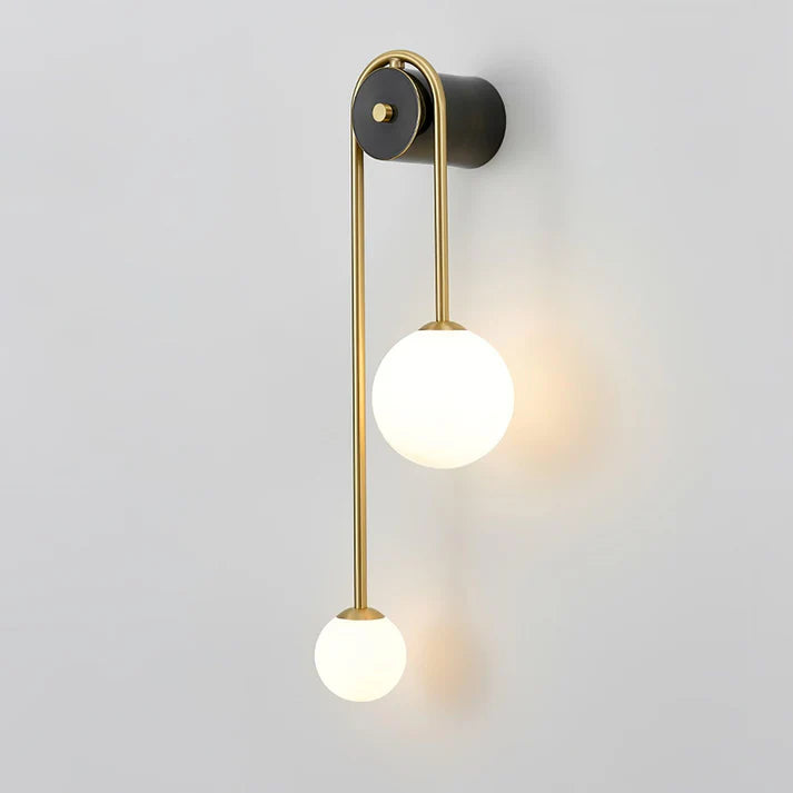 Brass Arc Wandlamp – Elegante Wandverlichting met Luxe Messing Afwerking