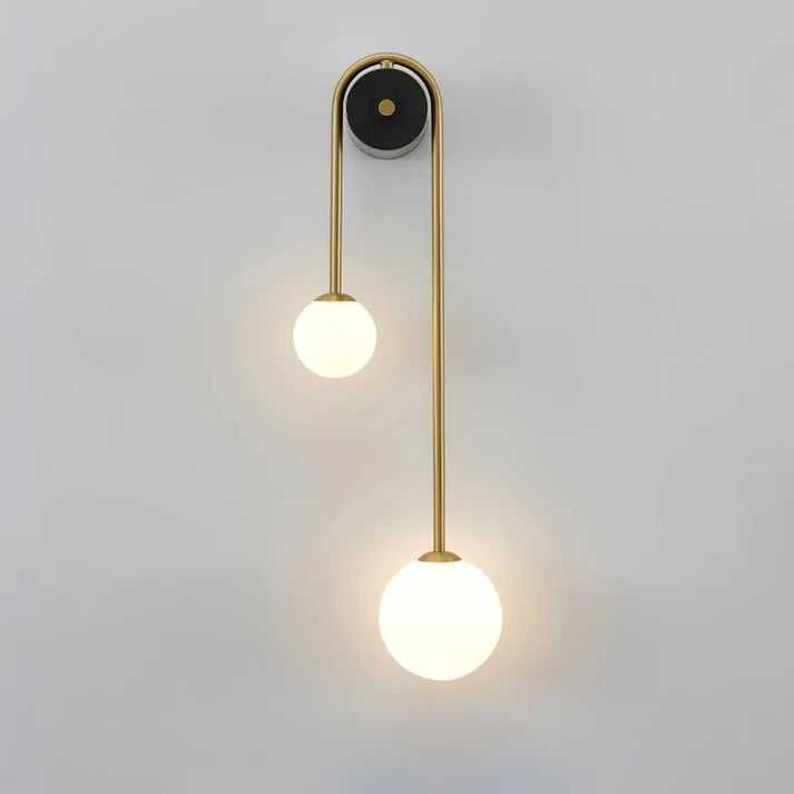 Brass Arc Wandlamp – Elegante Wandverlichting met Luxe Messing Afwerking