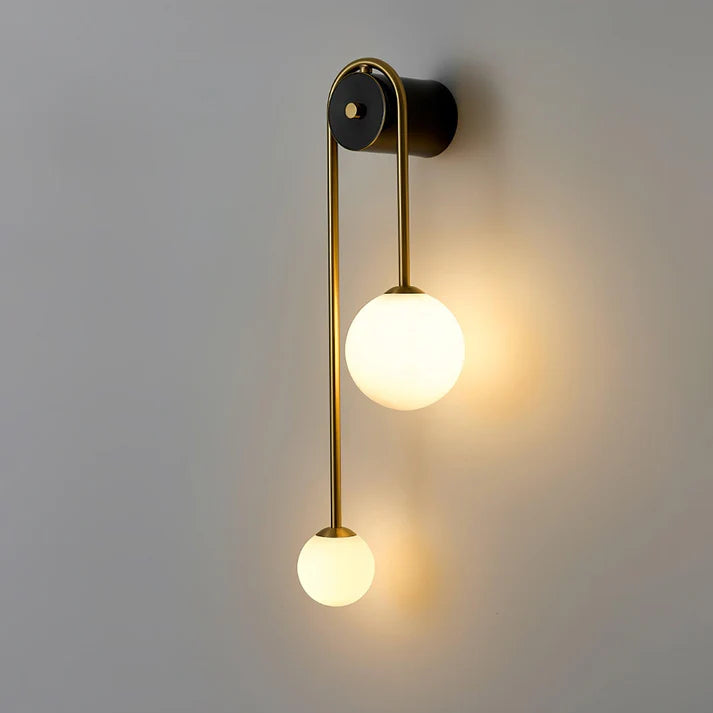 Brass Arc Wandlamp – Elegante Wandverlichting met Luxe Messing Afwerking