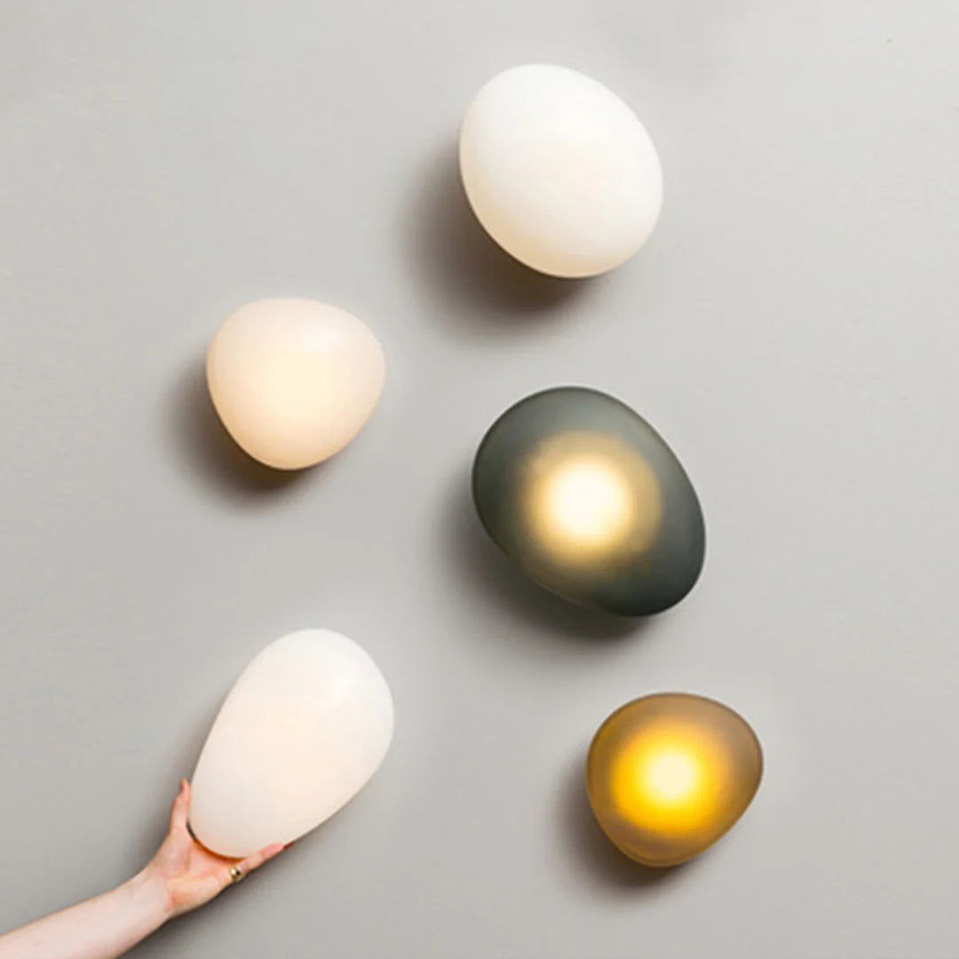 Moderne Bubble Glazen Speelse LED Wandlamp