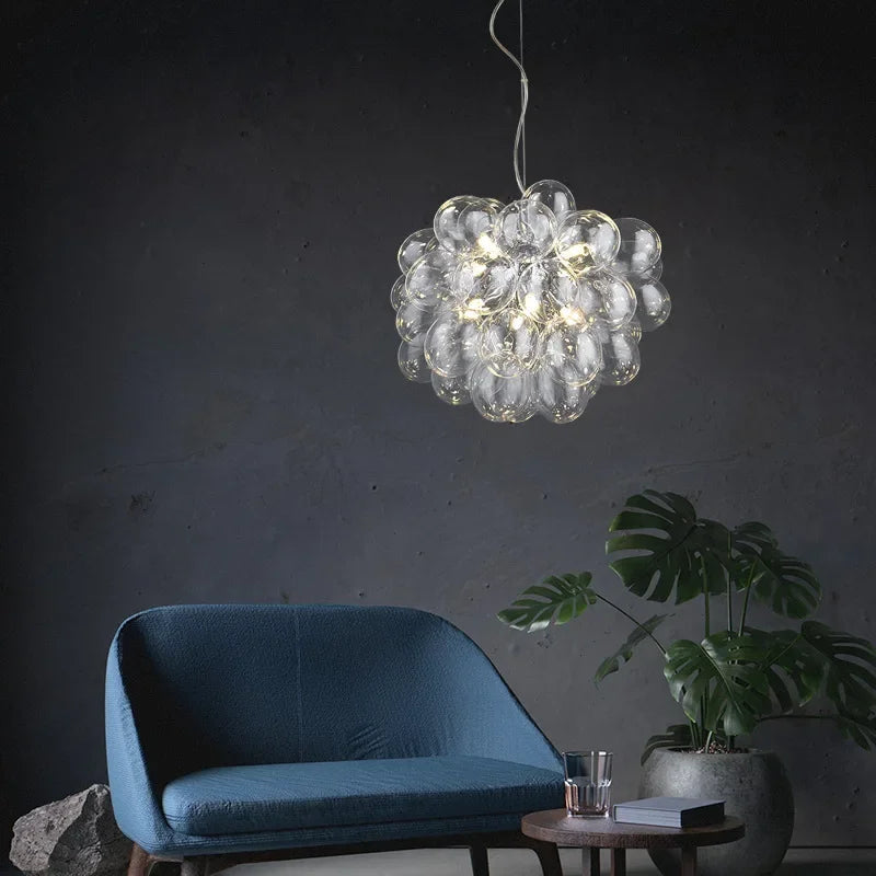 Moderne Glazen Bol hanglamp Kroonluchter