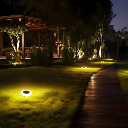 Buitenverlichting Solar LED Waterdichte Grondlamp Tuin Pad