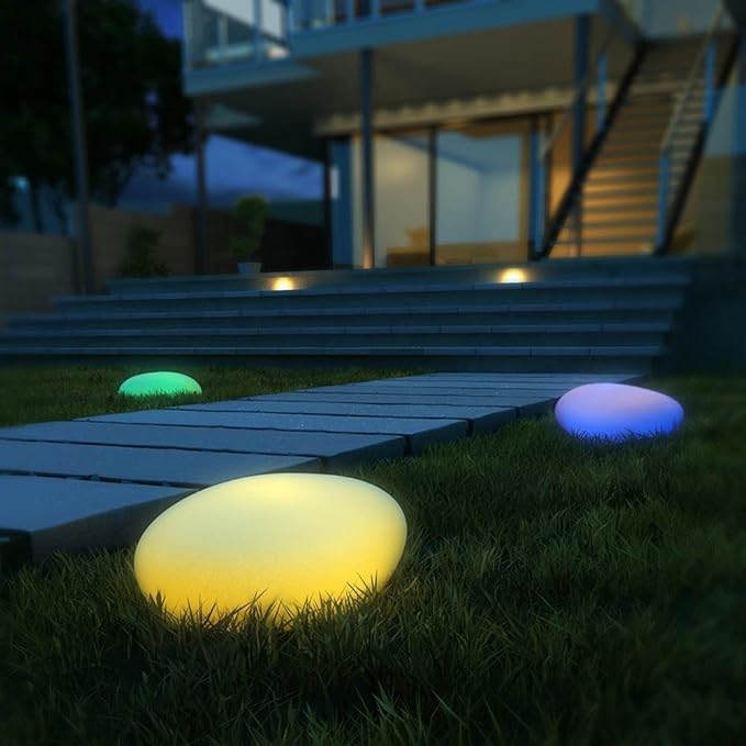 Cobblestone Weerbestendig LED Tuinlamp met Afstandsbediening