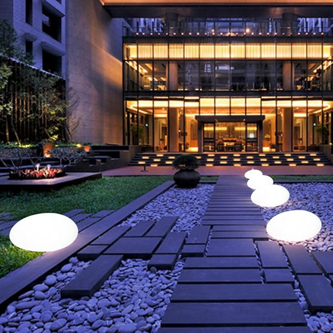 Cobblestone Weerbestendig LED Tuinlamp met Afstandsbediening