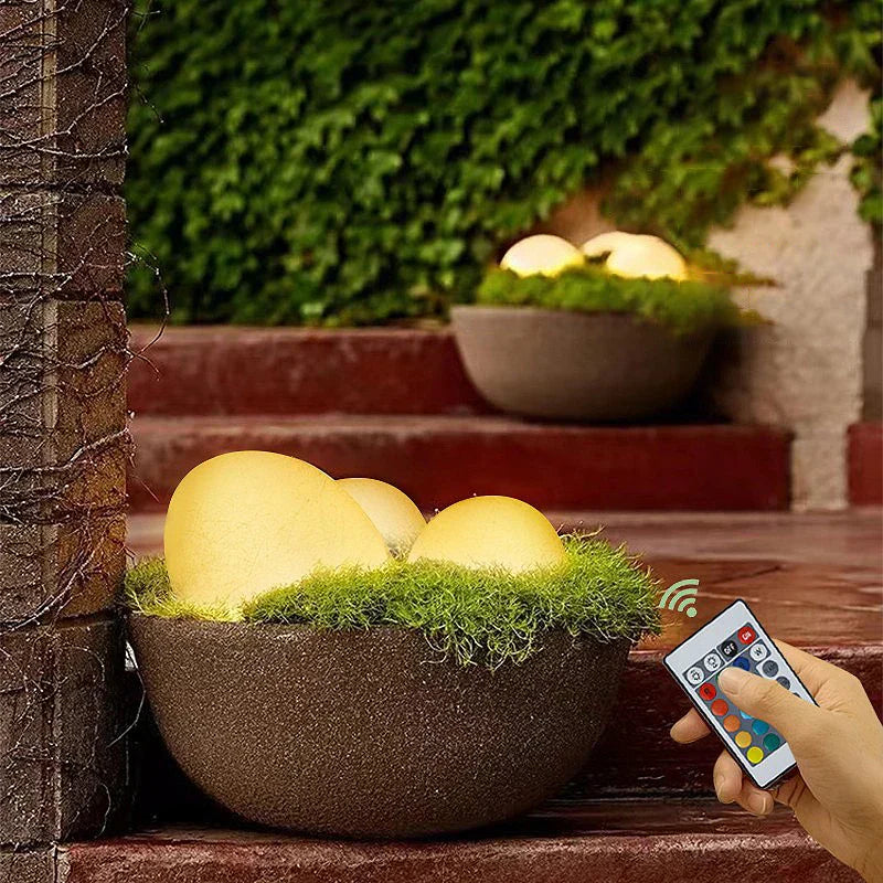 Cobblestone Weerbestendig LED Tuinlamp met Afstandsbediening