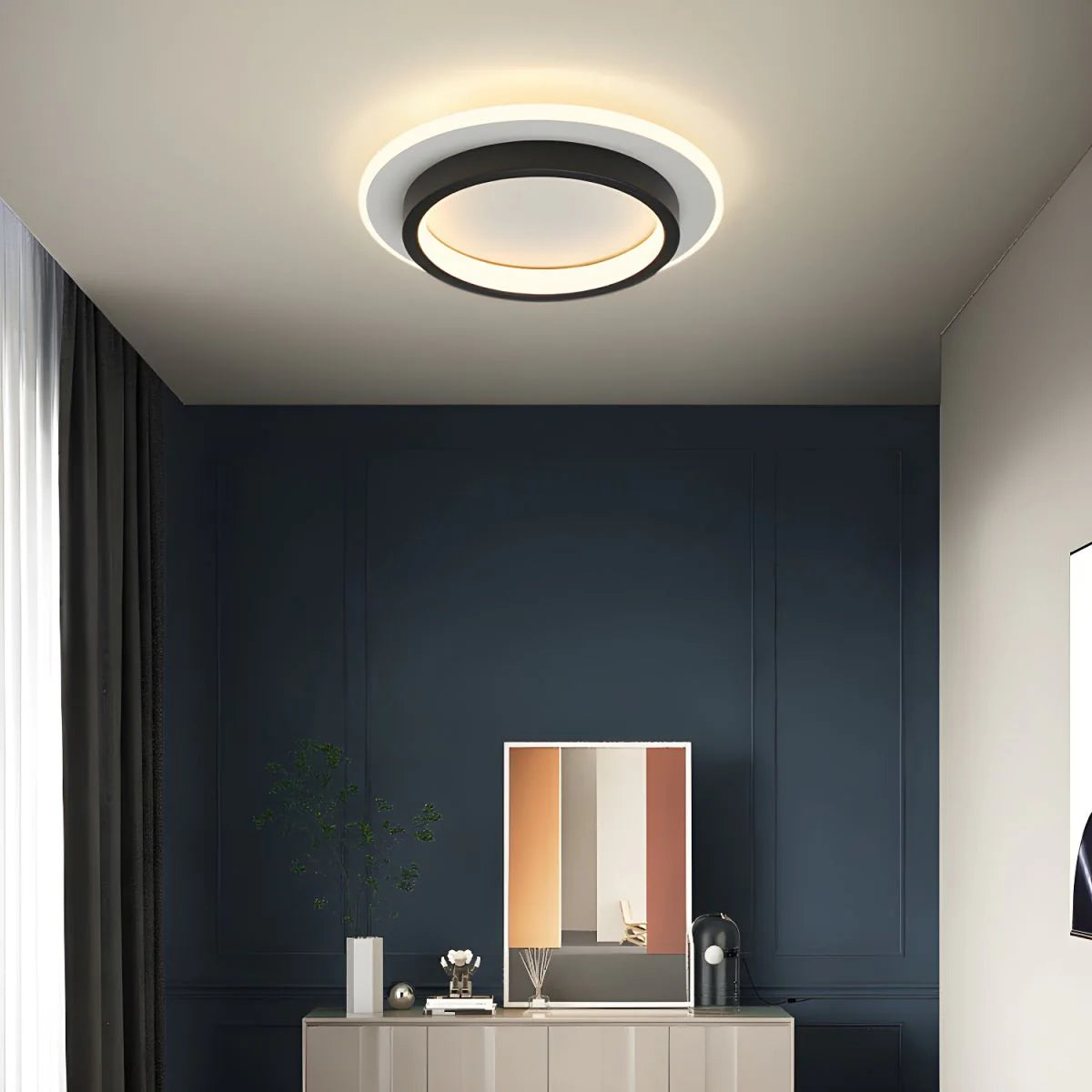 Flush Mount Metaal Acryl Ronde LED Plafondlamp